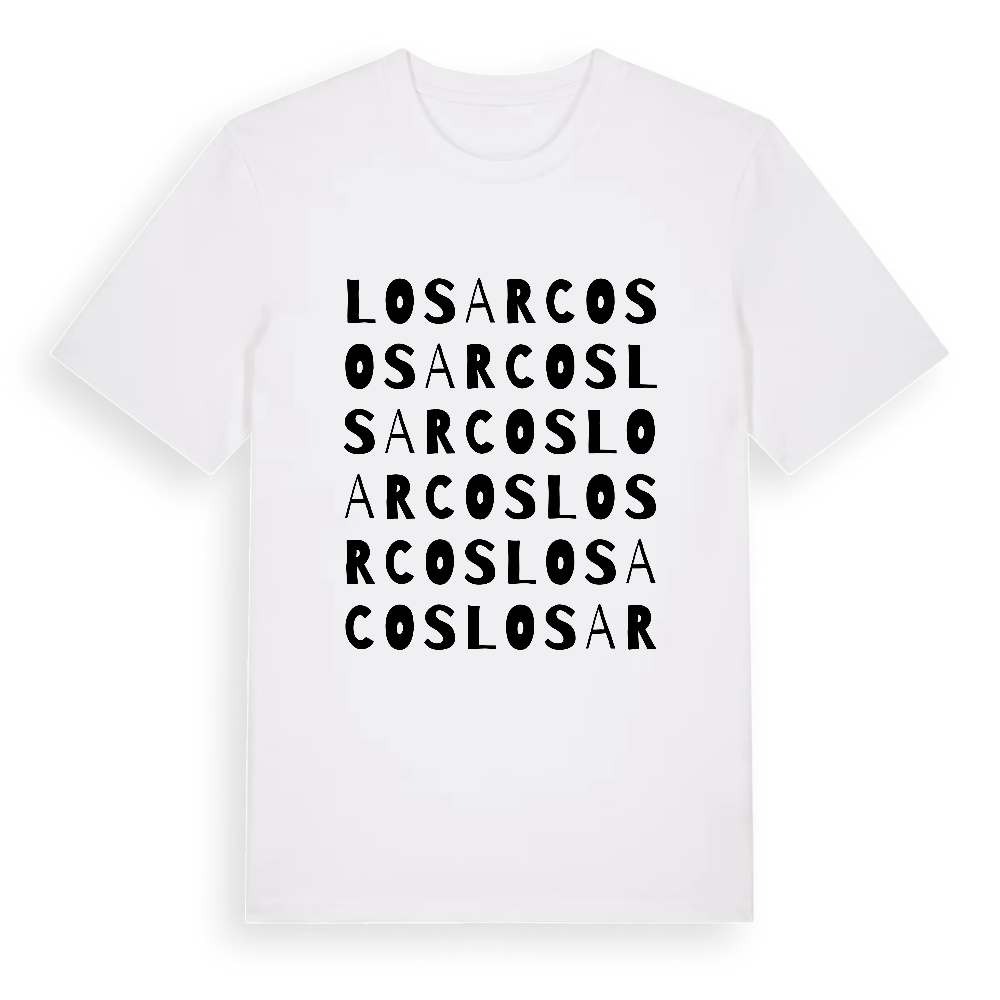 Los Arcos ordlek t-shirt – White, i miljö