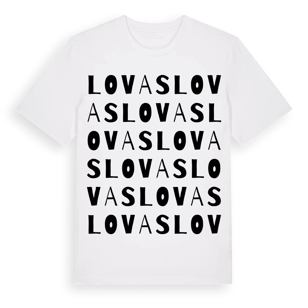 Lovas ordlek t-shirt – White, i miljö