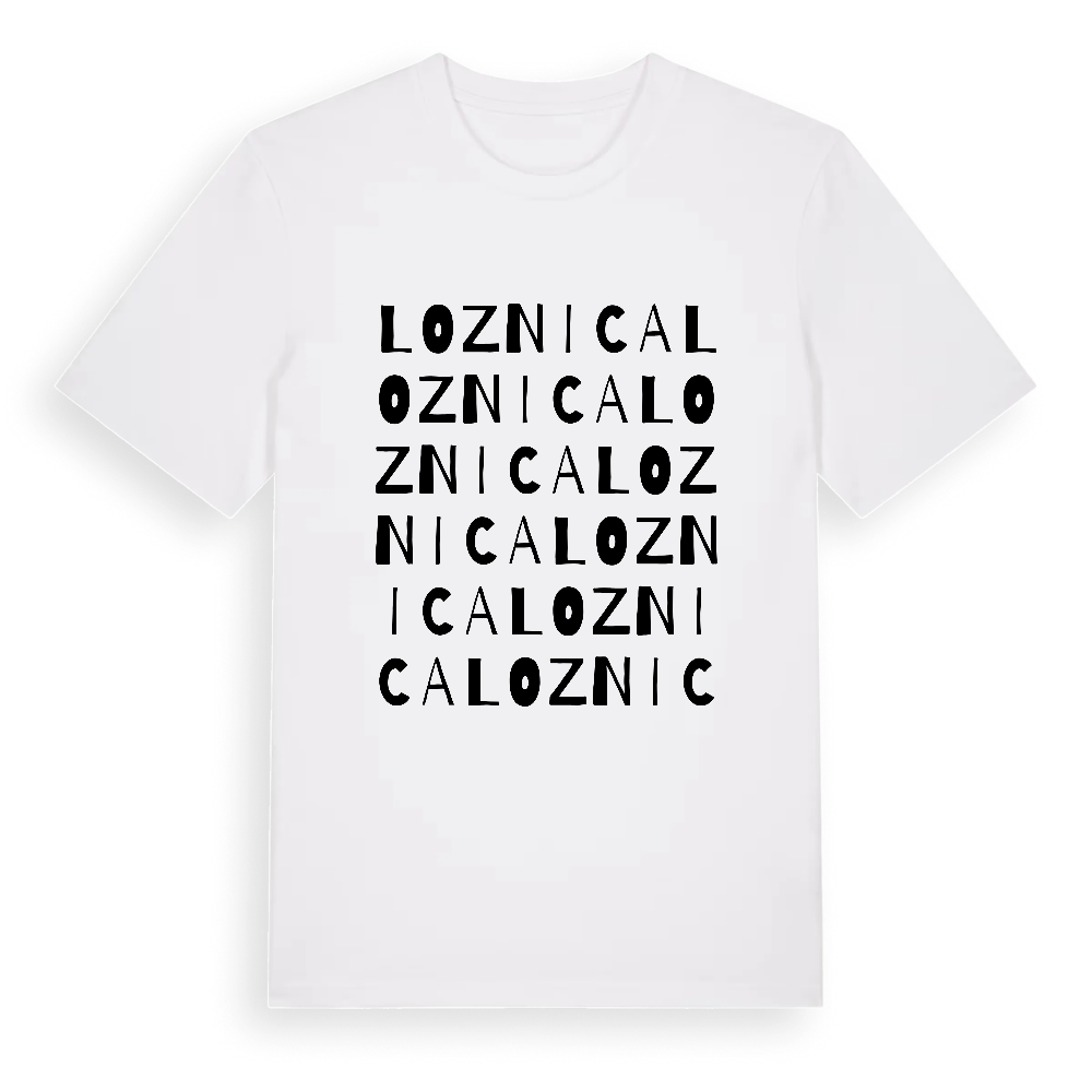 Loznica ordlek t-shirt – White, i miljö