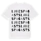 Lubes pagasts ordlek t-shirt