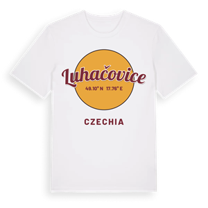 Luhačovice cirkel t-shirt – ekologisk bomull t-shirt från Pinshirt