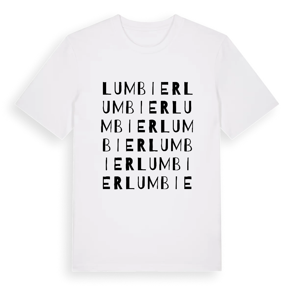 Lumbier ordlek t-shirt – White, i miljö