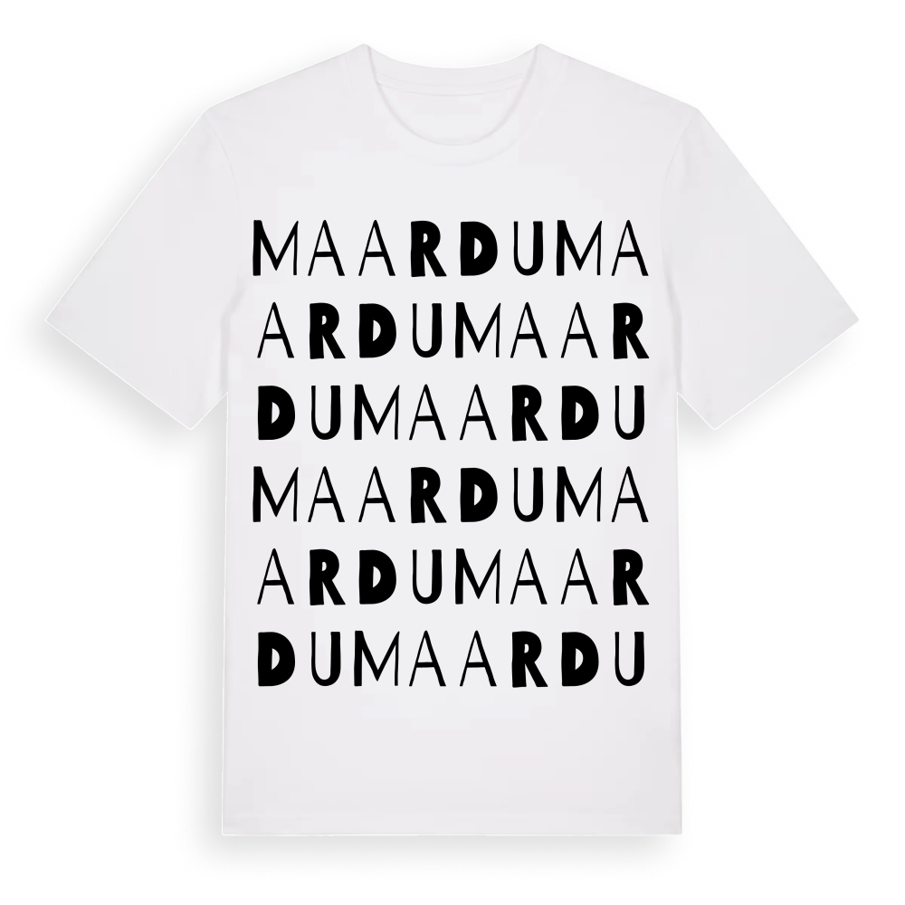 Maardu ordlek t-shirt – White, i miljö