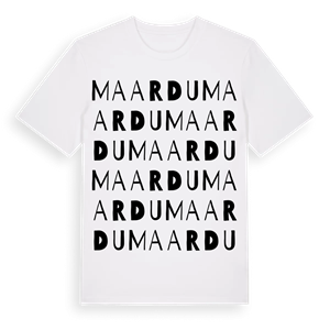 Maardu ordlek t-shirt – ekologisk bomull t-shirt från Pinshirt