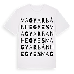 Magyarbánhegyes ordlek t-shirt – ekologisk bomull t-shirt från Pinshirt