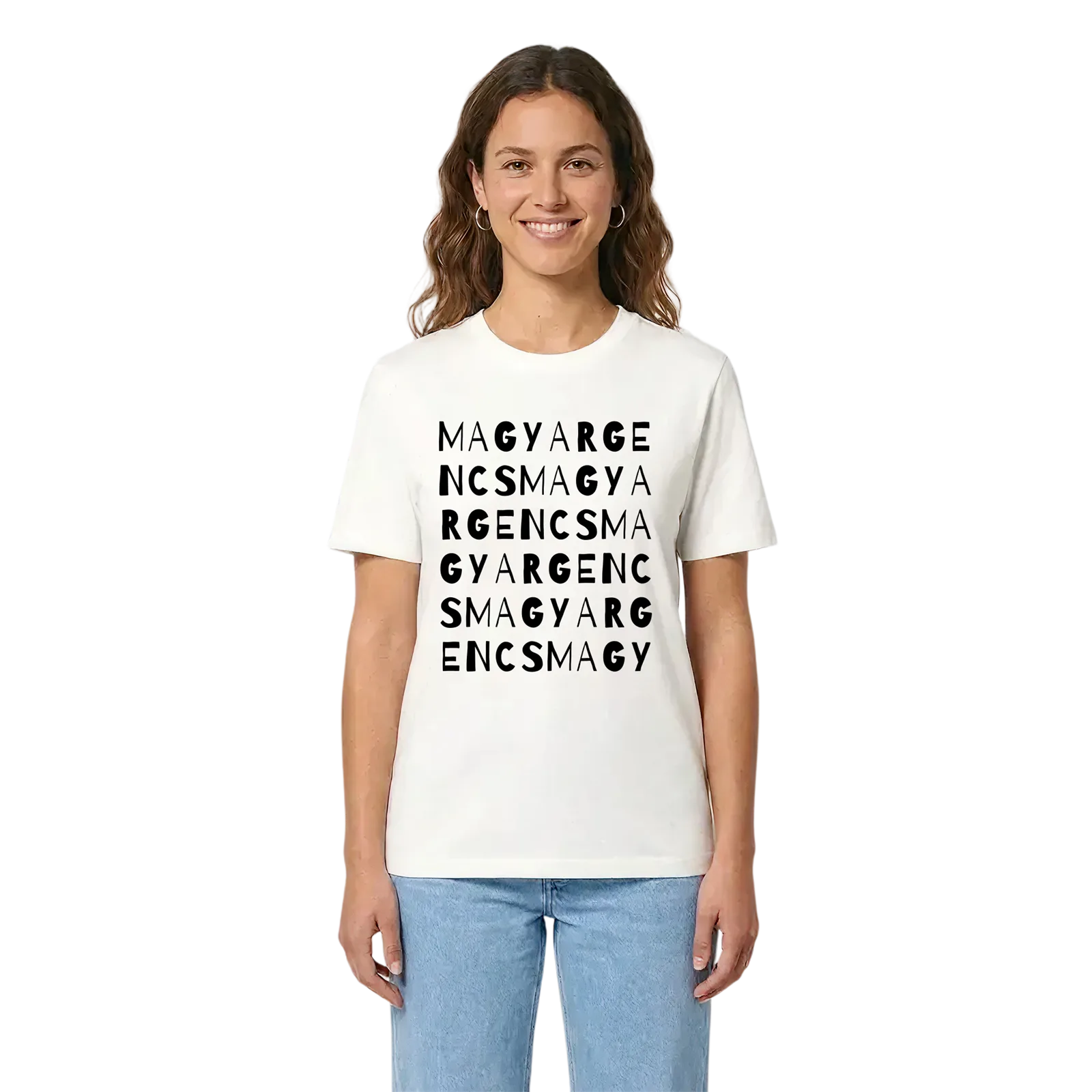Magyargencs ordlek t-shirt – White, i miljö