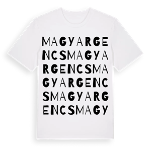 Magyargencs ordlek t-shirt – ekologisk bomull t-shirt från Pinshirt