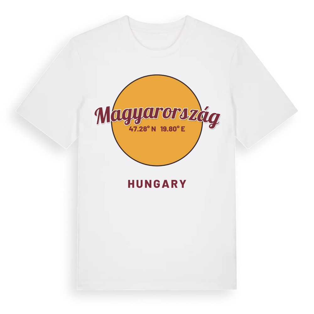 Magyarország cirkel t-shirt – White, i miljö
