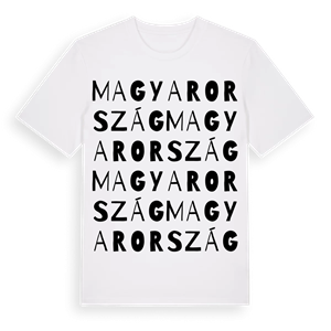Magyarország ordlek t-shirt – ekologisk bomull t-shirt från Pinshirt