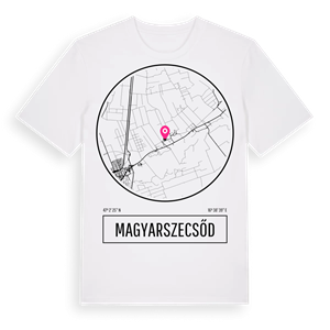 Magyarszecsőd t-shirt – ekologisk bomull t-shirt från Pinshirt
