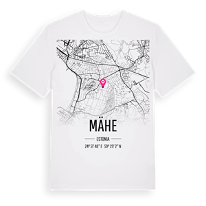 Mähe karta t-shirt – ekologisk bomull t-shirt från Pinshirt