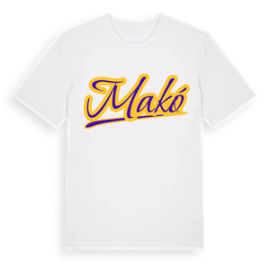 Makó baseball t-shirt – ekologisk bomull t-shirt från Pinshirt