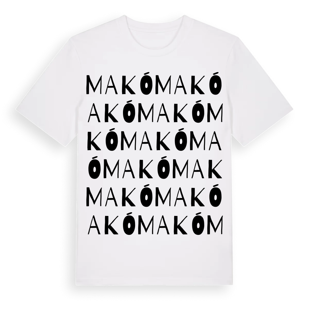 Makó ordlek t-shirt – White, i miljö