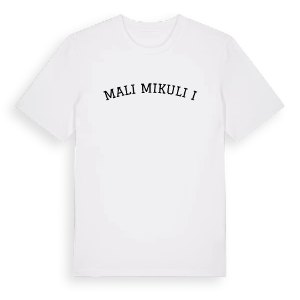 Mali Mikulići böjd t-shirt – ekologisk bomull t-shirt från Pinshirt