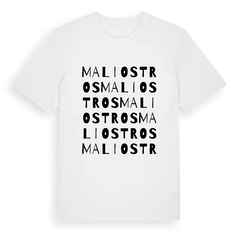Mali Ostros ordlek t-shirt – White, i miljö