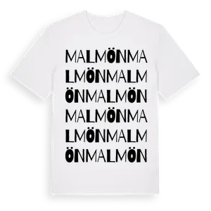 Malmön ordlek t-shirt – ekologisk bomull t-shirt från Pinshirt