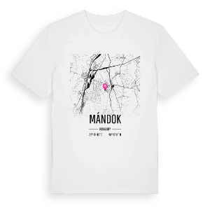 Mándok karta t-shirt – ekologisk bomull t-shirt från Pinshirt