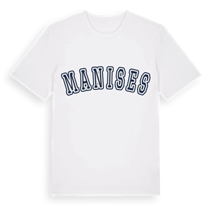 Manises college t-shirt – ekologisk bomull t-shirt från Pinshirt