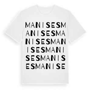 Manises ordlek t-shirt – ekologisk bomull t-shirt från Pinshirt
