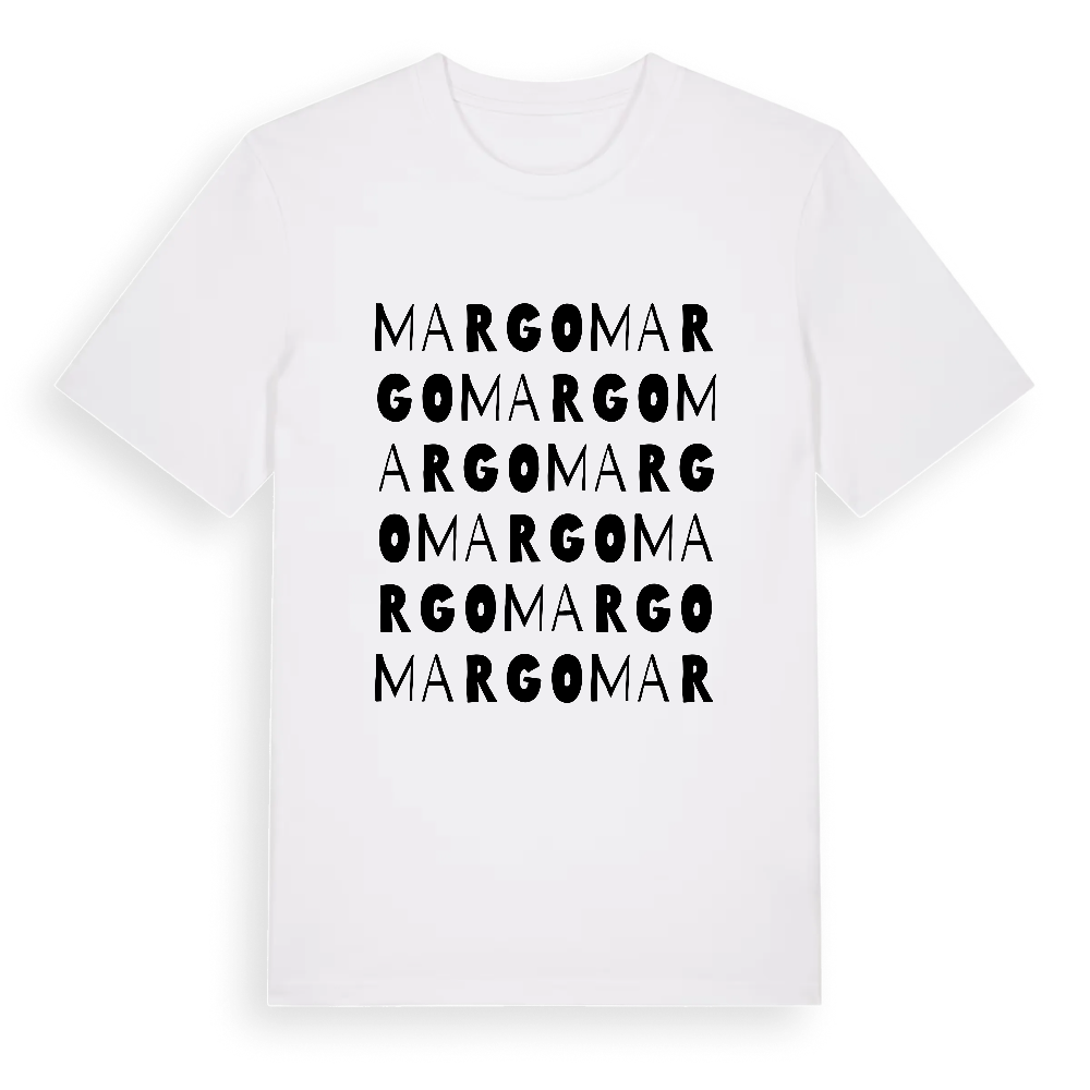 Margo ordlek t-shirt – White, i miljö