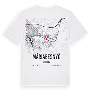 Máriabesnyő karta t-shirt – ekologisk bomull t-shirt från Pinshirt