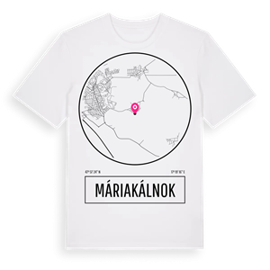 Máriakálnok t-shirt – ekologisk bomull t-shirt från Pinshirt