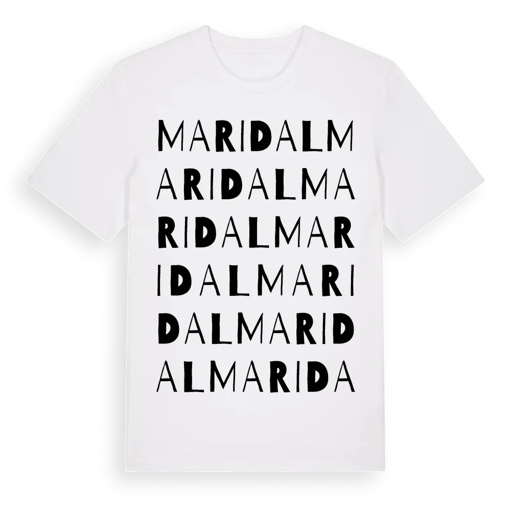 Maridal ordlek t-shirt i miljö