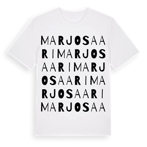 Marjosaari ordlek t-shirt – ekologisk bomull t-shirt från Pinshirt