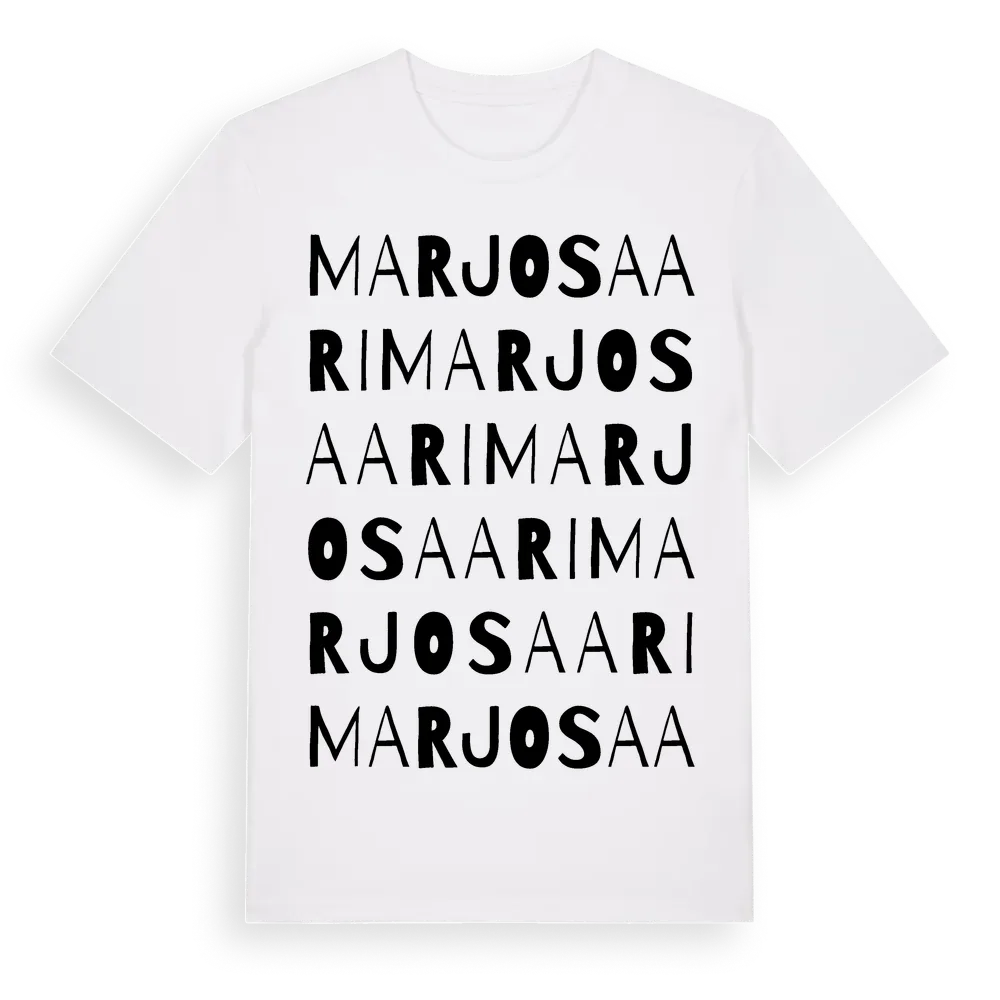 Marjosaari ordlek t-shirt i miljö
