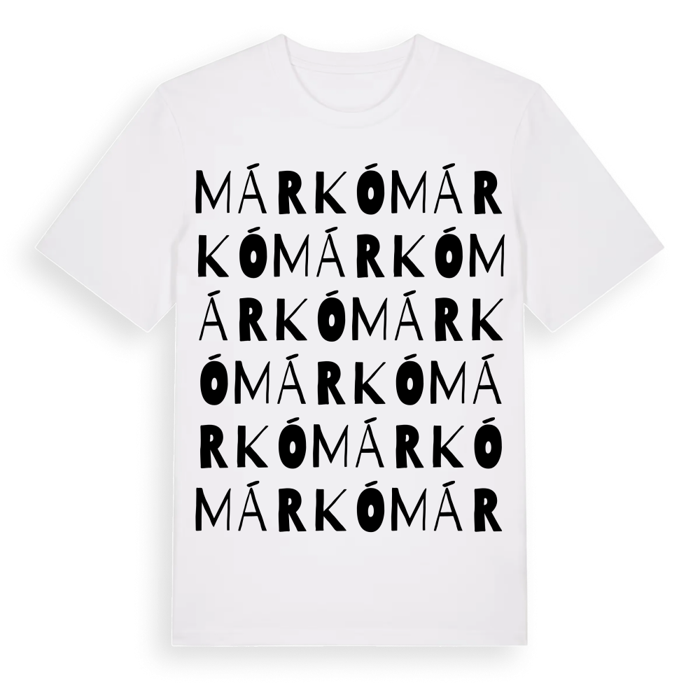 Márkó ordlek t-shirt – White, i miljö