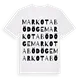 Markotabödöge ordlek t-shirt