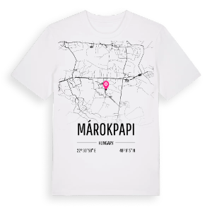 Márokpapi karta t-shirt – ekologisk bomull t-shirt från Pinshirt