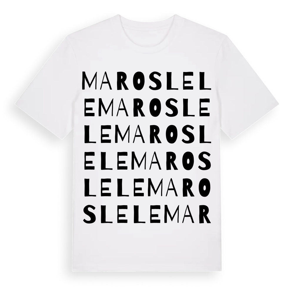 Maroslele ordlek t-shirt – White, i miljö