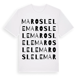 Maroslele ordlek t-shirt – ekologisk bomull t-shirt från Pinshirt