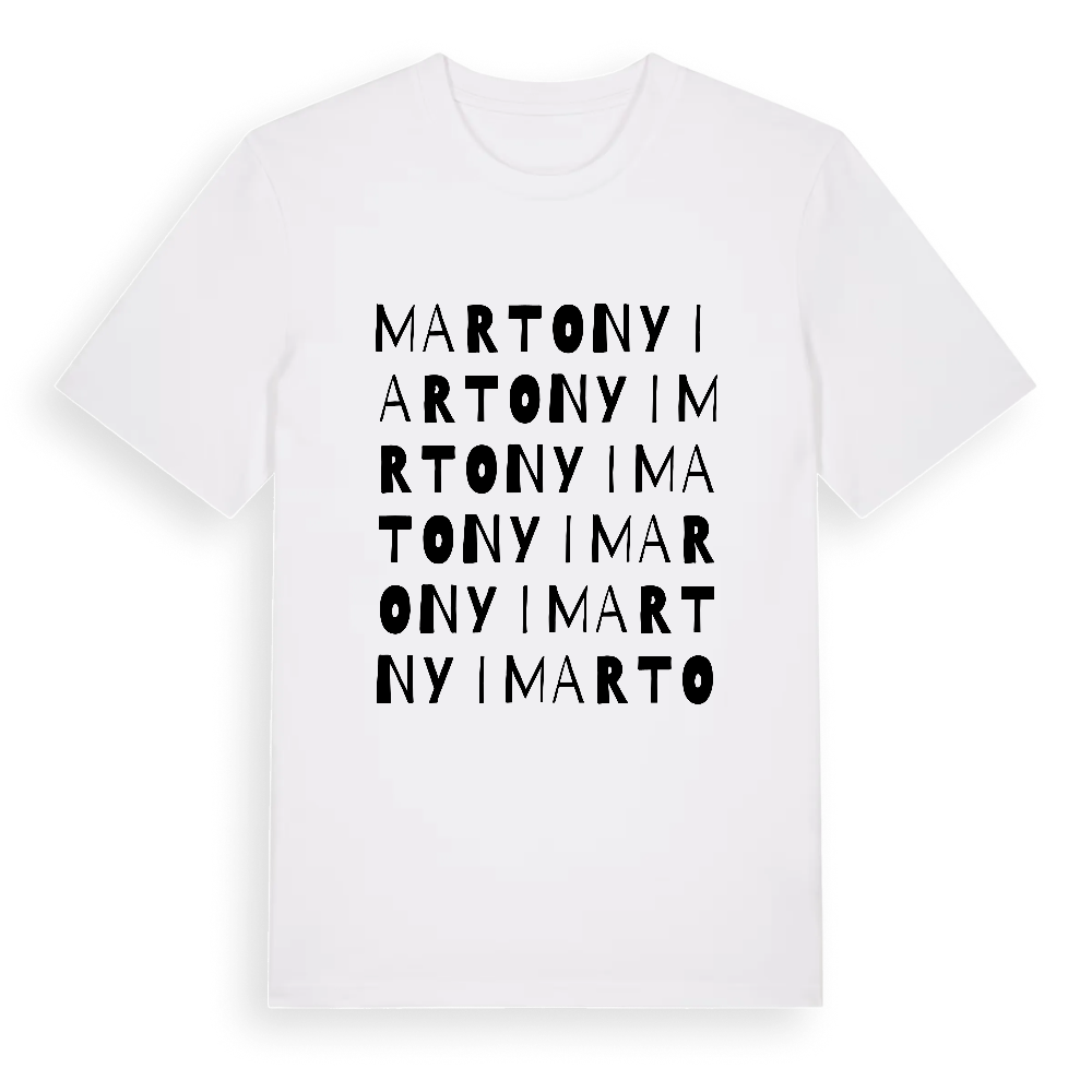 Martonyi ordlek t-shirt – White, i miljö