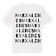 Marxalenes ordlek t-shirt