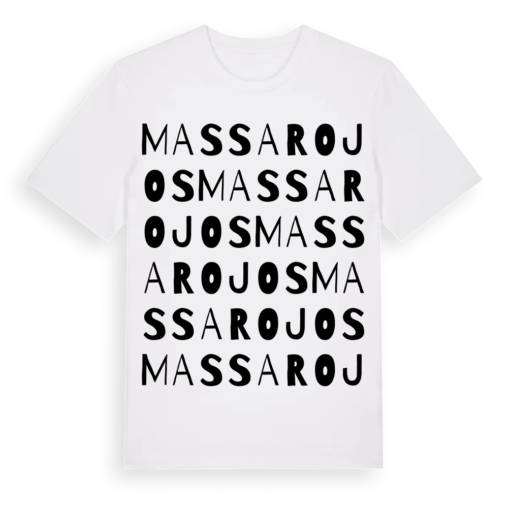Massarojos ordlek t-shirt – White, i miljö