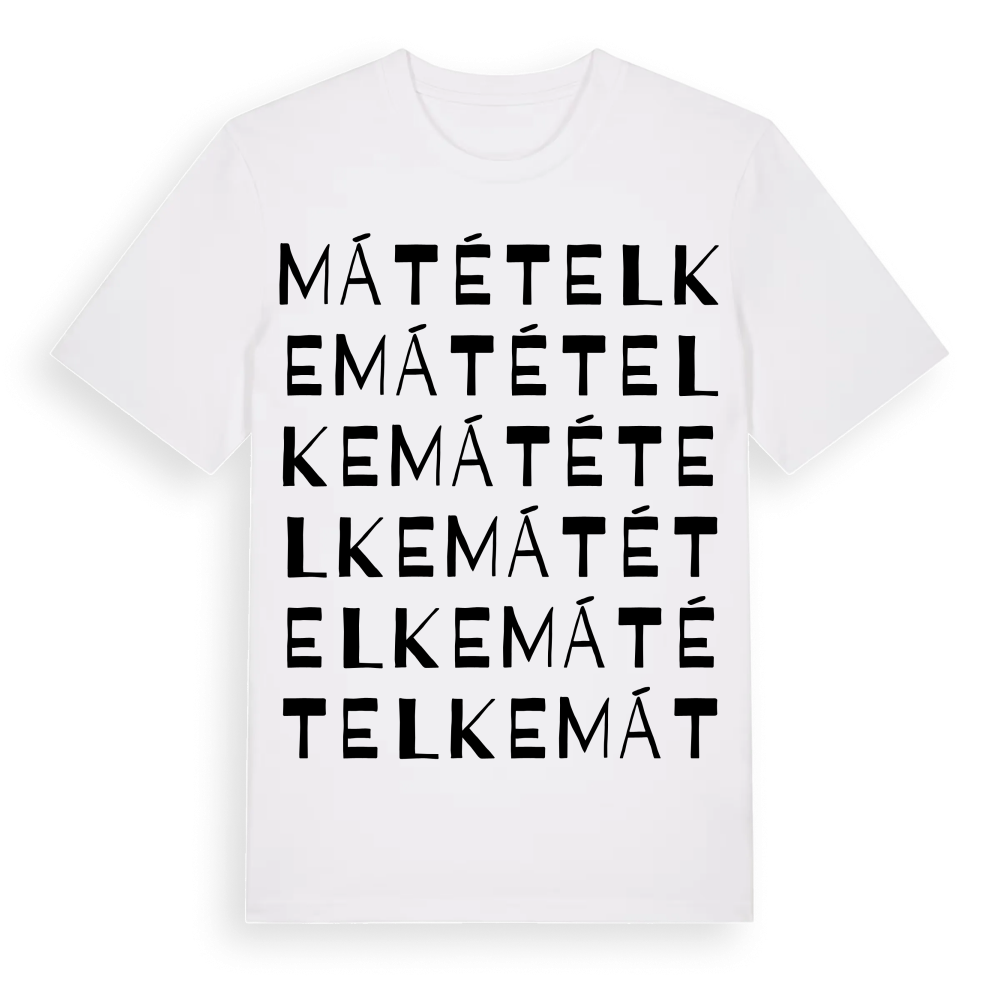 Mátételke ordlek t-shirt – White, i miljö