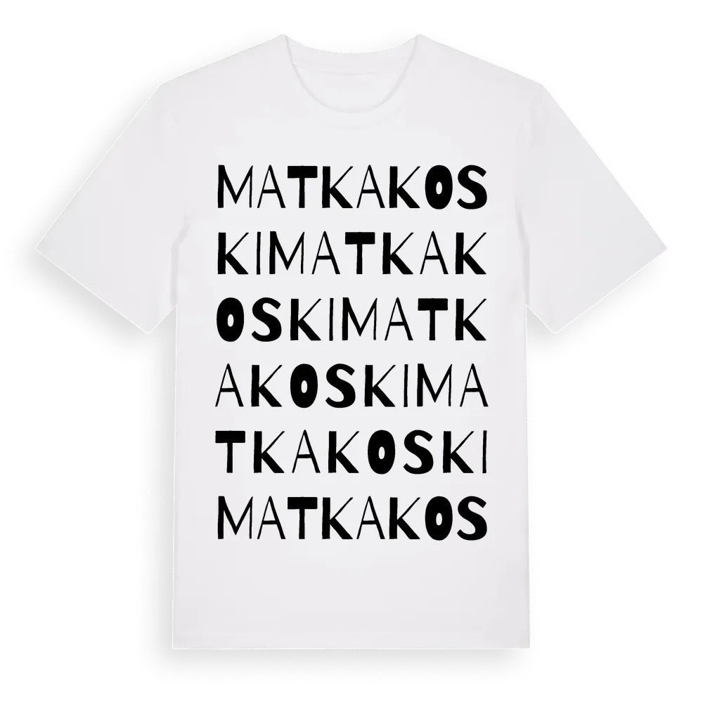 Matkakoski ordlek t-shirt i miljö