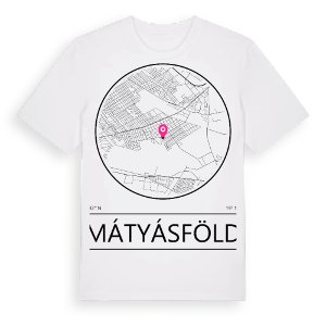 Mátyásföld t-shirt – ekologisk bomull t-shirt från Pinshirt