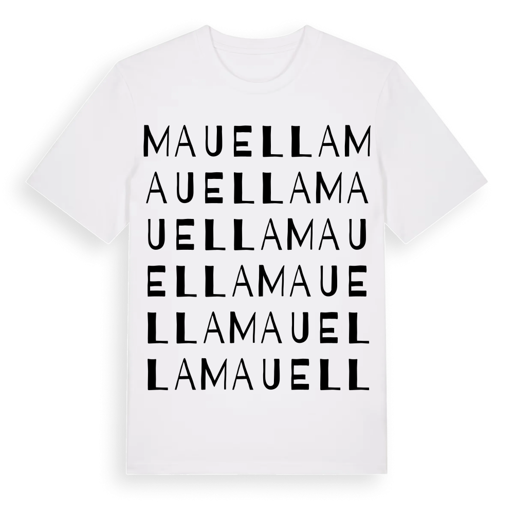 Mauella ordlek t-shirt – White, i miljö