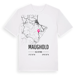 Maughold karta t-shirt – ekologisk bomull t-shirt från Pinshirt