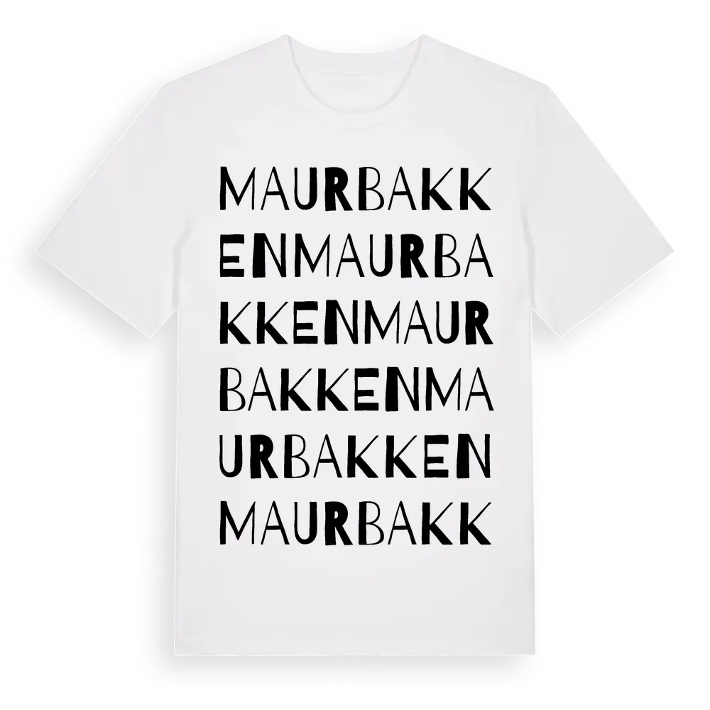 Maurbakken ordlek t-shirt i miljö