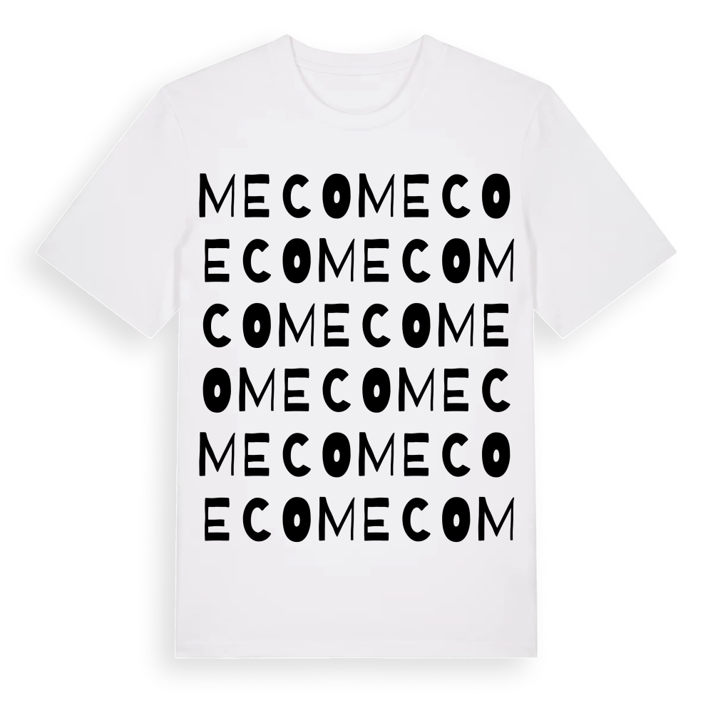 Meco ordlek t-shirt – White, i miljö