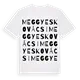 Meggyeskovácsi ordlek t-shirt