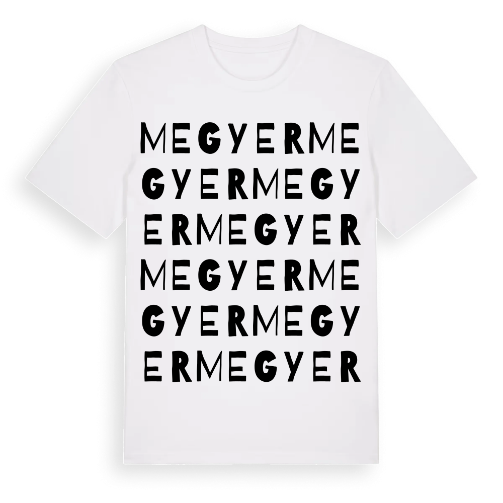 Megyer ordlek t-shirt – White, i miljö