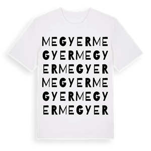 Megyer ordlek t-shirt – ekologisk bomull t-shirt från Pinshirt