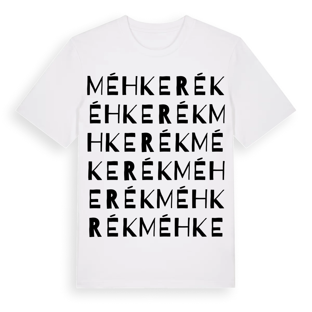 Méhkerék ordlek t-shirt – White, i miljö