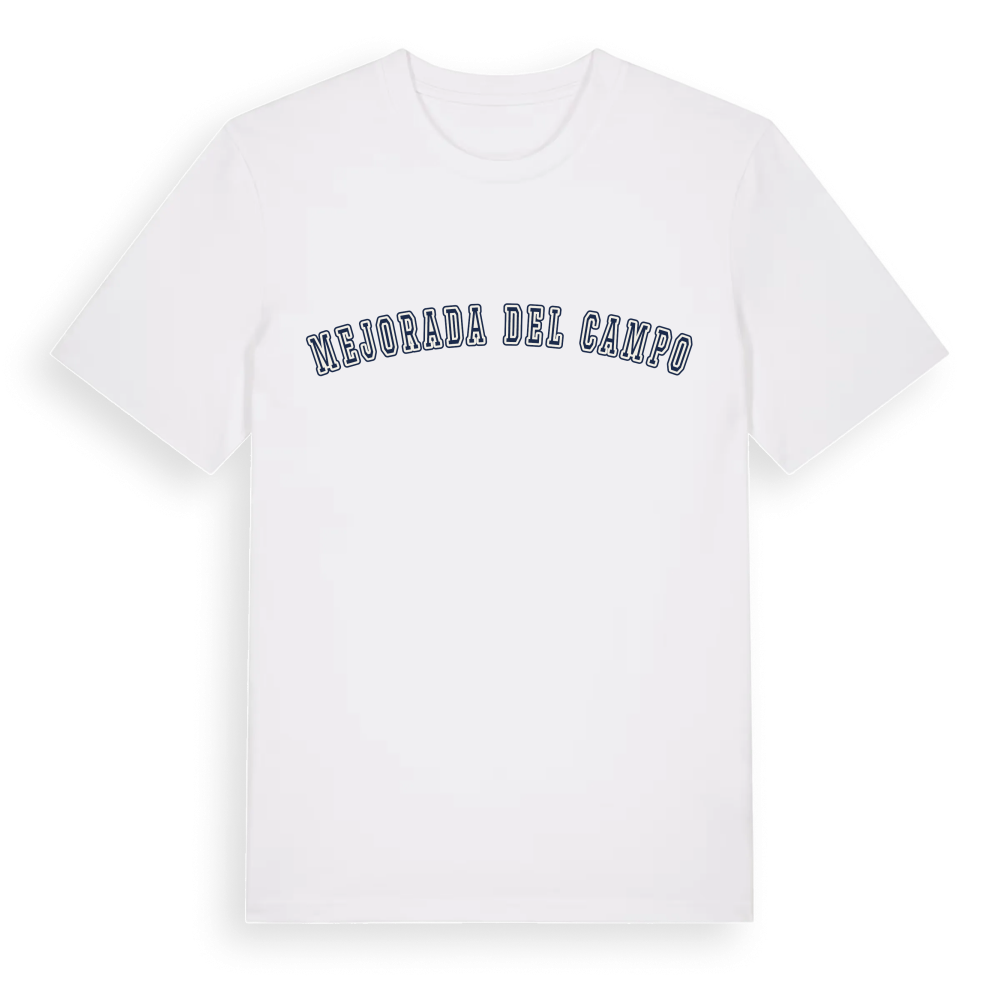 Mejorada del Campo college t-shirt – White, i miljö