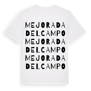 Mejorada del Campo ordlek t-shirt – ekologisk bomull t-shirt från Pinshirt